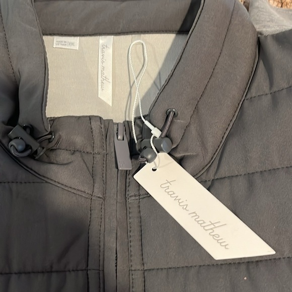 TravisMathew Espresso Martini Full Zip Jacket Gray Women’s XXL - Picture 8 of 10